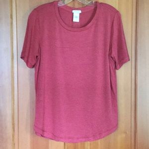 Matty M Tee, Curved Hem, Size Small